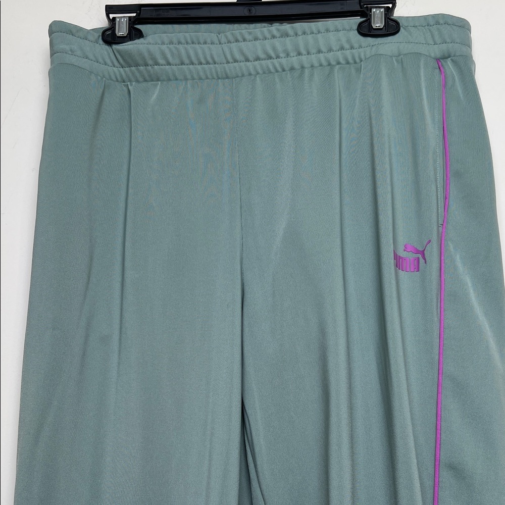 Puma Green Moon Piped Track Pants SZ Large NWT